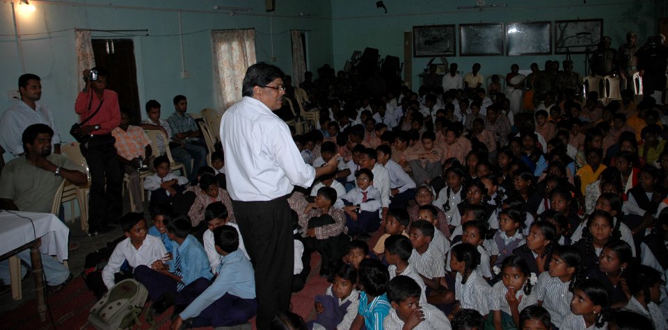 Mudumalai Field Director with Children